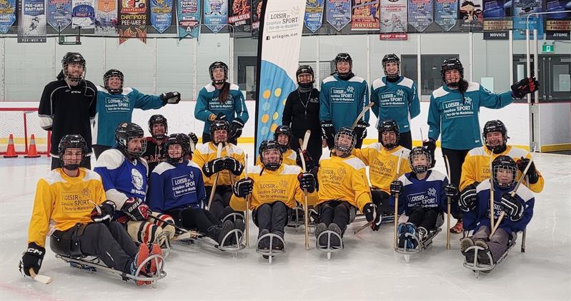 Développement de sport inclusif: hockey luge à Bonaventure